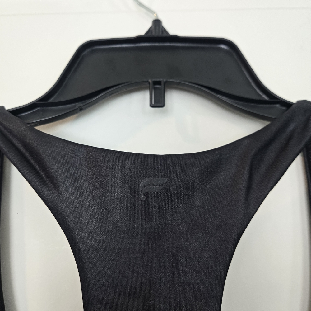 Fabletics Black Shine Sports Bra Size Small - Picture 3 of 7